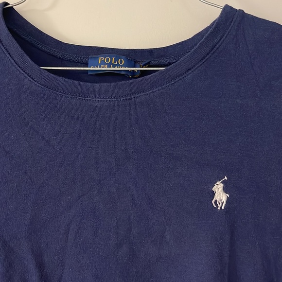 used womens medium polo tshirt navy blue - Picture 2 of 2